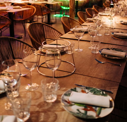 Allestimento per festa privata a Hierbas Jesolo